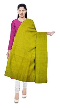 Buy Archana handloom Bhagalpuri Lekra Cotton Dupatta (Yellow) at Amazon.in