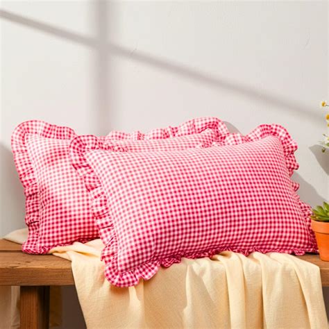 Sleepy Threads Pink Pillow Covers | Pack of 2 | 27 x 18 Inch ...