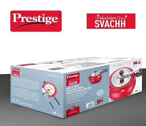 Prestige Nakshatra Plus Svachh Hard Anodised Spillage Control Handi ...