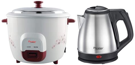 Buy Prestige PRWO 1.8 Litre Red Colour Rice Cooker + Prestige Electric ...