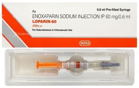 Loparin 60 MG Prefilled Syringe 0.6 ML | Order Loparin 60 MG Prefilled ...