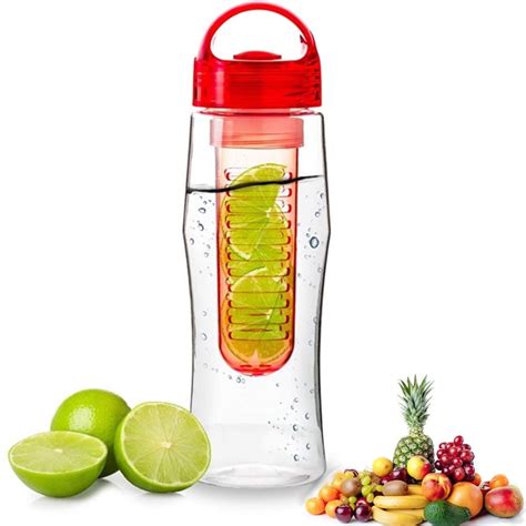 Fruitzola JAMMER Fruit Infuser Water Bottle In 4 Colors - Walmart.com ...
