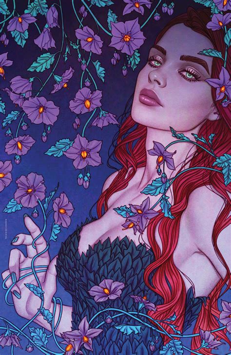 Poison Ivy #8 Cover E Incentive 1:50 Jenny Frison Foil Card Stock Var ...