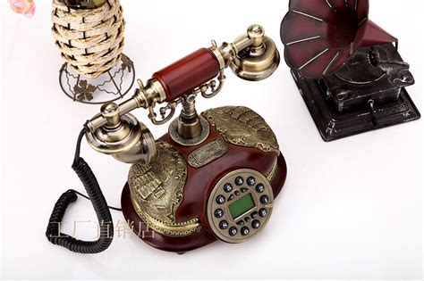 别墅欧式电话机座机家用无线插卡复古电话机美式客厅仿古老式电话-阿里巴巴