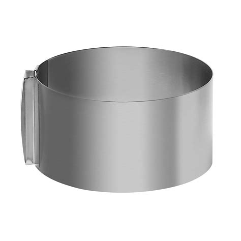 Buy 6-12 Inch Cake Mold Ring, KINJOEK Retractable Stainless Steel ...