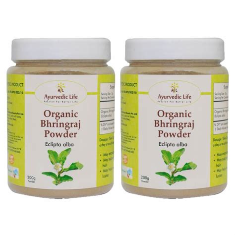 Ayurvedic Life Organic Bhringraj Powder 200 gms Pack of 2 : Amazon.in ...
