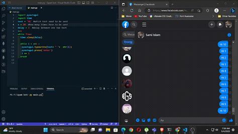 Python Spam Bot Code 的图像结果