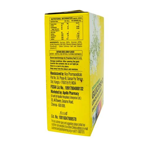 Apollo Life Glucose-D Instant Energy Lemon Flavour Drink, 500 gm Refill ...
