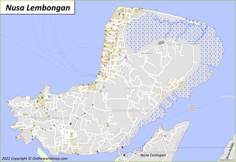 Nusa Lembongan Map | Indonesia | Discover Nusa Lembongan with Detailed Maps