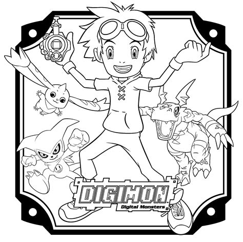 Image result for Digimon Color Pages