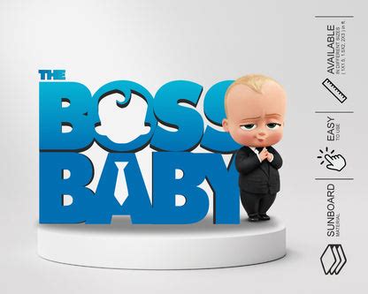 Boss Baby Theme Cutout | Personalized Birthday Party Supplies – Party ...