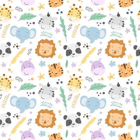 Tropical Animals Pattern 的图像结果