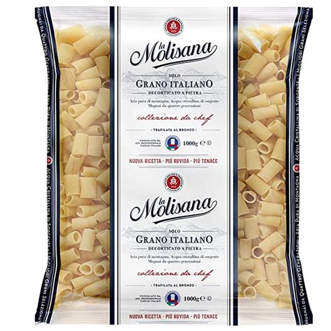 La Molisana Mezzi Rigatoni N° 32 Chef's Special Durum Wheat Semolina ...