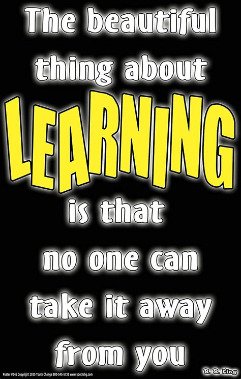 Youth Change Workshops "Inspirational Poster with B.B. King Quote on ...
