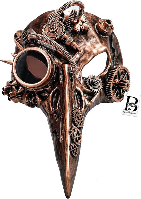 Buy Steampunk Plague Doctor Mask Evil Long Nose Bird Devil Masquerade ...