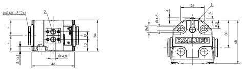 BNS01PH (BNS 819-B02-E08-40-11) Mechanical multiple position limit ...