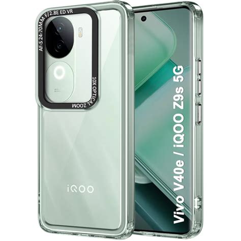 TheGiftKart Hybrid ShockProof Back Cover Case for Vivo V40e / iQOO Z9s ...
