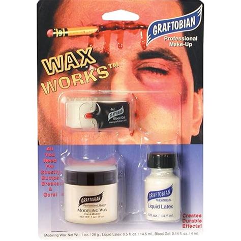 Buy Graftobian Wax Works Kit - Special FX Bumps, Breaks, and Blood ...