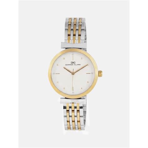 Buy Darren Clark Women Quartz White Dial Analog Metal Watch 2013D-M1203 ...