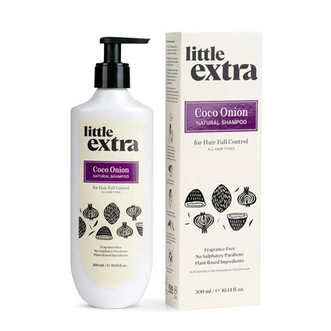 Buy Little Extra Coco Onion Natural Shampoo for Hair Fall Control ...