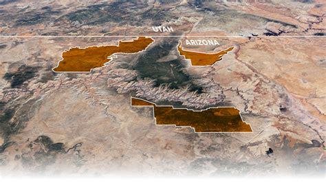 New national monument Grand Canyon 'Ancestral Footprints' map explored