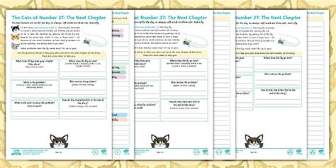 'The Cats at Number 27' The Next Chapter Writing Activity