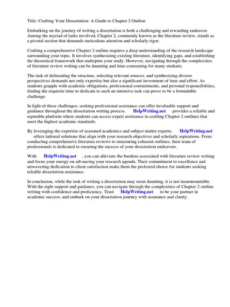 Image result for Chapter 2 Dissertation