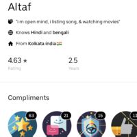 Uber India — physical assault and inappropriate behaviour