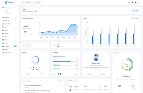 Orbiter - Bootstrap Minimal & Clean Admin Template