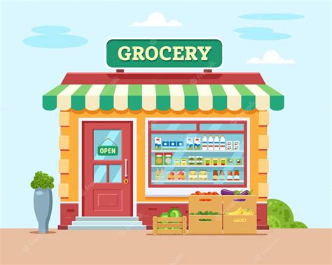 Grocery Store Clipart at Sophia Sutcliffe blog