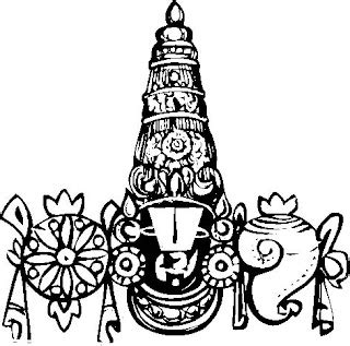Lord Balaji Black & White Clipart