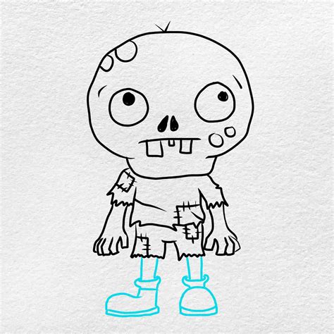 Easy Pencil Drawings Of Zombies