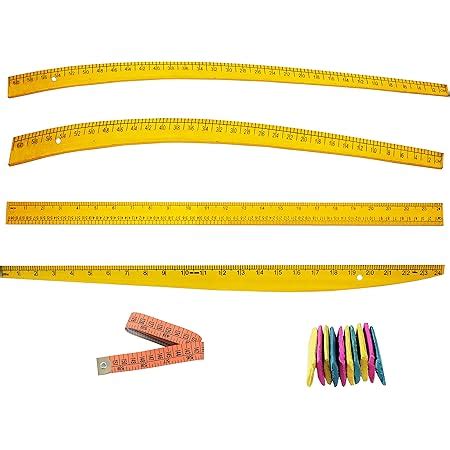 Isomars Tailoring Scale Set of 4 - Multicolor : Amazon.in: Home & Kitchen