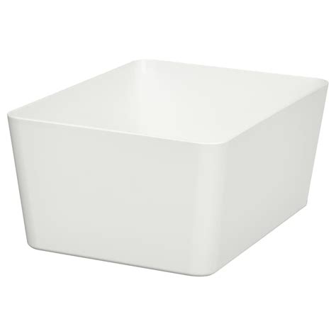 KUGGIS box, white, 13x18x8 cm (5x7x3 ¼") - IKEA