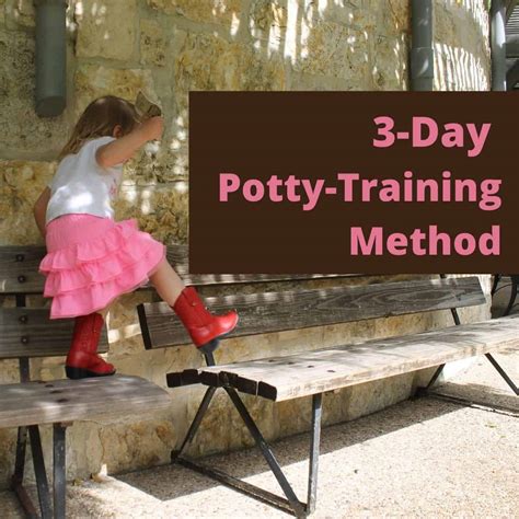 3 Day Potty Training Method - A Ranch Mom