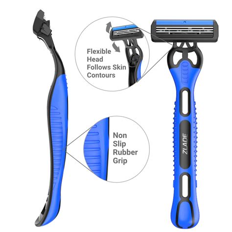 Buy ZLADE ARMOUR III READYSHAVER, TRIPLE BLADE DISPOSABLE SHAVING RAZOR ...