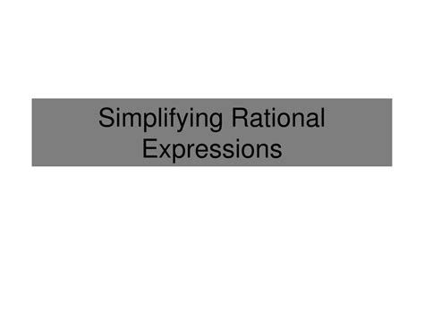 Image result for Simplifying Rational Expressions Using Order of Operations