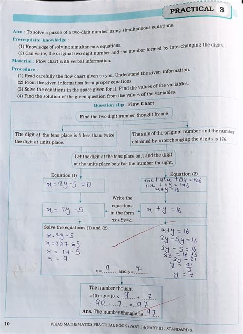 Math Practical Book Class 10 的图像结果