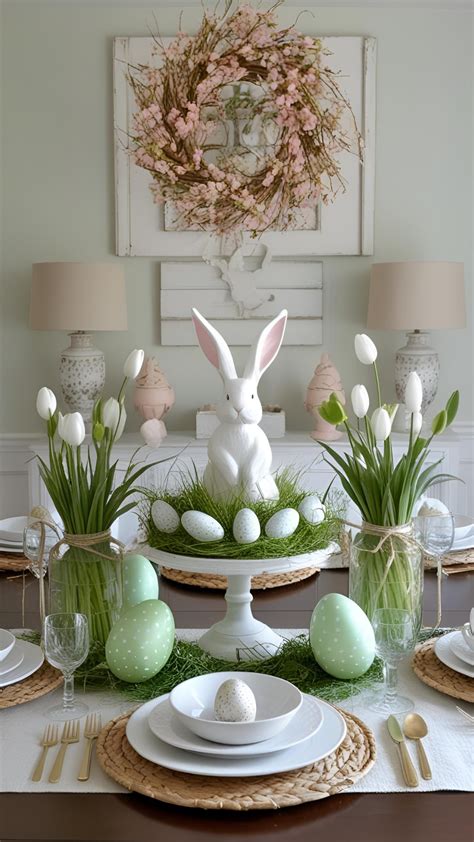 Pin by Morphy Richards on EASTER 🐣 | Easter centerpieces, Easter table ...