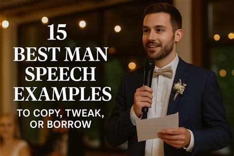 15 Best Man Speech Examples to Copy, Tweak, or Borrow