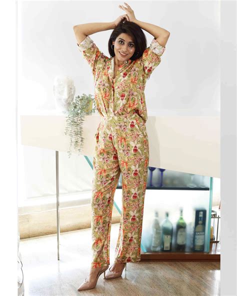 Flower coord set in Tropic