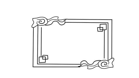 100种边框简笔画步骤图古风 100种边框简笔画步骤图古风版 | 抖兔教育