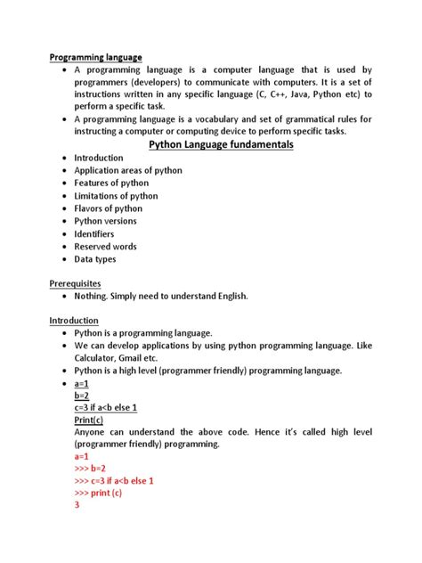 Image result for Python Programming Language Complete PDF