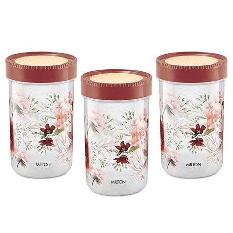 Buy MILTON Nova 2000 Airtight Containers, Set of 3 for Kitchen Storage ...