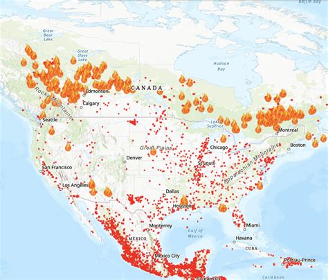 Map of the Week: Forest Fires All Over North America