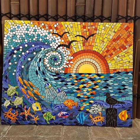 Mosaic Art Diy, Mosaic Garden Art, Mosaic Art Projects, Mosaic Murals ...
