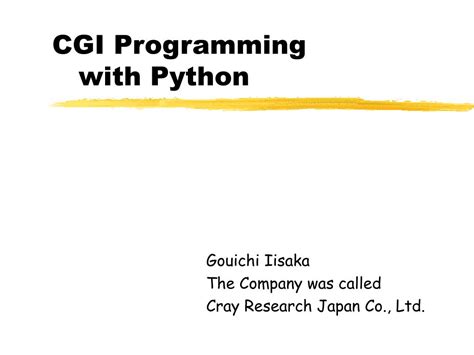 Image result for CGI Python