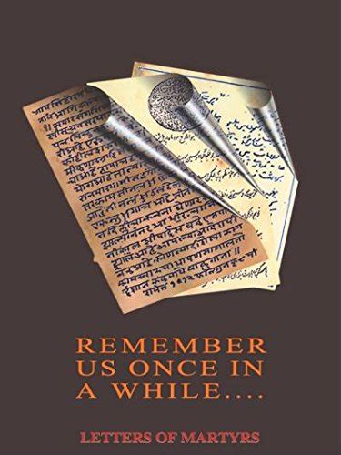 REMEMBER US ONCE IN A WHILE LETTERS OF MARTYRS eBook : Publications ...