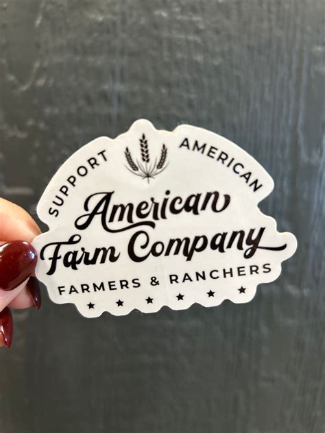 American Farm Company Logo Sticker - American Farm Company