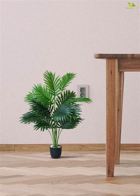 Artificial Areca Palm Plant 18 Leaves with Basic Pot | 82 cm – Blooming ...